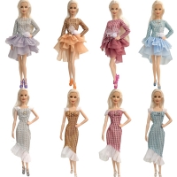 Ballet Dress for Barbie Doll - Dollhouse Dance Clothes - 1/6 BJD FR Doll Accessories JJ - Fashion Party Skirt - NK 1X Doll Toy