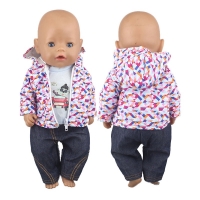 Stylish Jumpsuits for 43cm/17inch Baby Dolls - Clothes for Newborn Dolls