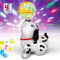Hot Selling Electric Robot Dog Toys Can Bark Walking Animals Forward Toy Music 3D Light for Children Gifts