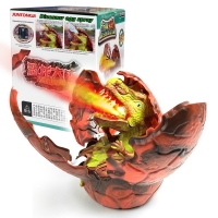 dinosaur toys Voice Control Light Simulation Christmas Toys Calling Magic Hatching Spray Dinosaur Egg