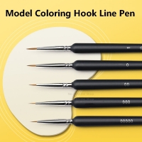 Pointed Brush Percolation Pen for Model Coloring and Line Drawing Tool