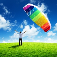 Rainbow Dual-Line Parafoil Kite for Beach Sports and Outdoor Fun - Weifang.