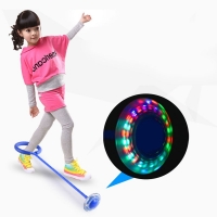 LED Flash Jumping Ball Toy for Kids - Outdoor Sports Fun Jumping Ring for Children & Parents