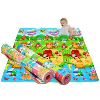 Educational Alphabet Play Mat for Crawling Babies - 1cm Thick EVA Foam Gym Carpet with Puzzle Activity and Toys - 0.5cm Thickness