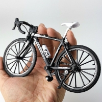NEW Crazy Magic Finger Bike Alloy Bicycle Model 1:10 Simulation Bicycle Bend Road Mini Racing Toys Adult Collection Gifts