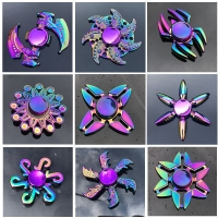New Zinc Alloy Colorful Fidget Spinner High Quality Anti-Anxiety Hand Spinners Toy for Spinners Focus Relieves Stress