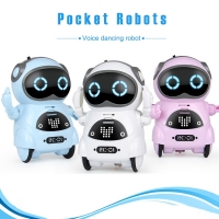 Pocket Robot Mini Robot Toys Gift Talking Interactive Dialogue Voice Recognition Record Singing Dancing Smart Robot AN88