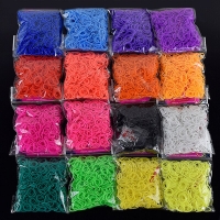 300 DIY Rubber Bands for Kids' Woven Bracelet or Hair Accessories, Refill Loom Bands for Gift Making