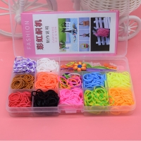 Colorful Rubber Band Bracelet Loom Kit for Kids - Includes 600 Pieces and Gift Box for Girls, DIY Woven Bracelets and Hair Bands - Perfect Dropshipping Toy
