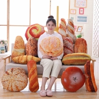 Plush Burger Pillow - Fun Food Nap Cushion and Kids Toy - 50cm/55cm - Birthday Gift