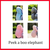 Drop Shipping 30cm Peek a Elephant Stuffed Plush Doll Electric Toy Talking Singing Musical Toy Elephant Play toys for Kids