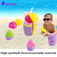 Baby  Beach Toys Early Educational Bath Toys Small Cake Mould Spoon Ice Cream Pudding Beach Play Sand Snow Play Water Toys
