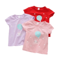 Baby Girl T Shirts Tops Cotton Shorts t-shirts Casual Baby Girl Summer Clothes Birthday Baby Girl Shirts Clothing