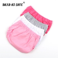 Baby Shorts Newborn Bloomers Baby Panties Elastic Solid Color Infant PP Shorts 100% Cotton Shorts Kids Bloomer 4 colors