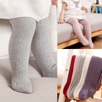 Spring Newborn Baby Girl Tights Solid Color Knitted Girls Boys Stocking Soft Cotton Warm Infant Kids Children Pantyhose Meisje