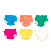 Newborn Baby Cloth Washable Diaper Cover Swimsuit Infant Children Swimwear Girl Reusable Diapers Waterproof Panties Swim Nappies