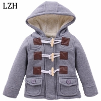 LZH Infant Baby Jacket 2022 Autumn Winter Jacket For Baby Coats Kids Warm Hooded Outerwear Coat For Baby Boys Newborn Clothes