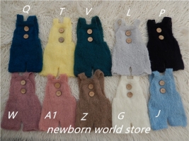 Newborn Mohair Romper Baby Pants for Photography Prop.