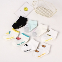 Hot! ! ! Cartoon Baby Boat Socks 100% Cotton Non-slip Floor Socks Newborn Comfort Socks Baby Accessories