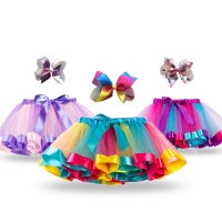 Colorful Unicorn Princess Tutu Skirt for Baby Girls' Summer Parties and Events.