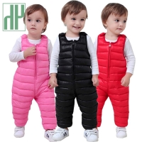 HH Children's Pants for Girls Leggings Cotton Warm Winter Toddler Trousers Boys Pants Waterproof Kids Pant Outwear Baby Overalls