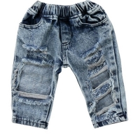 2019 Fashion Newborn Infant Toddler Kids Baby Girls Boy Fashion Holes Jeans Pants Outfits Clothing	1-5T