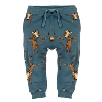 Little maven baby boy trousers children's knitted cotton stretch toddler boy animal dinosaur print pants 11031