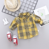 Plaid Cotton Shirt for Boys and Girls (1-4 Years) - Casual and Comfortable Clothing