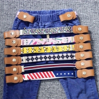 Child Buckle-Free Elastic Belt 2019 No Buckle Stretch Belt for Kids Toddlers Adjustable Boys and Girl`s Belts for Jeans Pants