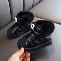 Winter Baby Girls Boys Snow Boots Warm Outdoor Children Boots Waterproof Non-slip Kids Plush Boots Infant Cotton Shoes