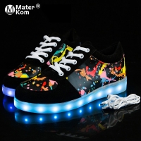 Kids Light Up Sneakers with Luminous Sole - Sizes 27-41