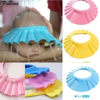 Adjustable Baby Shower Cap - Protects Kids' Eyes and Ears During Shampooing and Bathing