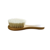 Natural Wool Baby Hair Brush and Comb Set for Gentle Infant Care and Head Massage