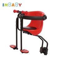 Child Bicycle Safe Baby Seat Infant Carrier Front Place Saddle Cushion with Backrest Foot Pedals Bike Newborn Pew Easy Install