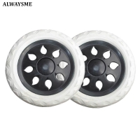 ALWAYSME 1PCS Shopping Cart Wheels For Shopping Cart and Trolley Dolly,160mm