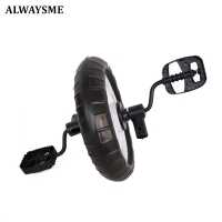 ALWAYSME 1PCS Replacement Front Wheel With Pedal For Kids Trike ,Baby Carriage