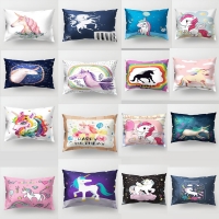 50*30cm HOT sell long pillow covers for sofa Sofa Car Pillow Cover Print  unicorn pillowCase Home Decor horse pillow case PP52