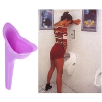 2pcs Travel Potties Portable Outdoor Urinal Tool Fold Girls Urinal Silicone Stand Up Pee Trainer Travel Potty Toilet Road Pot