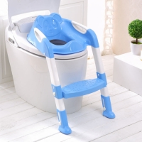 Baby Potty Training Seat Children's Potty Baby Toilet Seat With Adjustable Ladder Infant Toilet Training Folding Seat Portable U