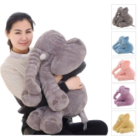 Dropshipping 40/60cm Appease Elephant Pillow Soft Sleeping Stuffed Animals Plush Toys Baby Playmate gifts for Children