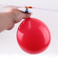 Kid's Outdoor Flying Toy Set - Balloon Airplane & Helicopter, Random Color, Classic Gift