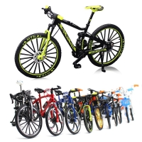 15 type Crazy Magic Finger Bike Alloy Bicycle Model 1:10 Bicycle Bend Road Mini Racing Toys Adult Collection Gifts