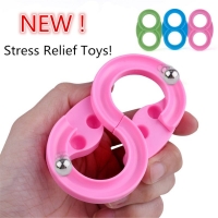 Fidget Pad Spinner Desk Toy for Stress Relief with 8 Tracks and Handle