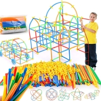 Kids' Straw Building Blocks - Creative and Educational Construction Toys