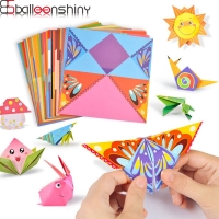 Balleenshiny 3D Origami Animal Book Toy - Educational DIY Paper Art for Kids, 54 Pages. Ideal Baby Learning and Gift Toy.