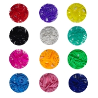 300 Rubber Loom Bands for DIY Bracelets and Hair Accessories, Girls' Gift