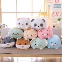 Cute Animal Plush Toys - Dinosaur, Pig, Cat, Bear, Panda, Hamster, Elephant, Deer Stuffed Dolls - Perfect Gift for Baby Girls (9 Styles)