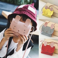 Baby Kids Coin Purses Cute Messenger Shoulder Bag Mini Baby Kids Rabbit Girls Coin Purse Crossbody Bag