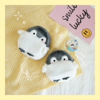 Cute Penguin Plush Mini Wallet Soft Positive Energy Penguin Plush Coin Purse Girls Lovers Valentine's Gifts