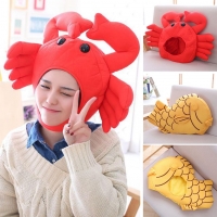 Crab-shaped Taiyaki Earflap Beanie for Parties and Fashion